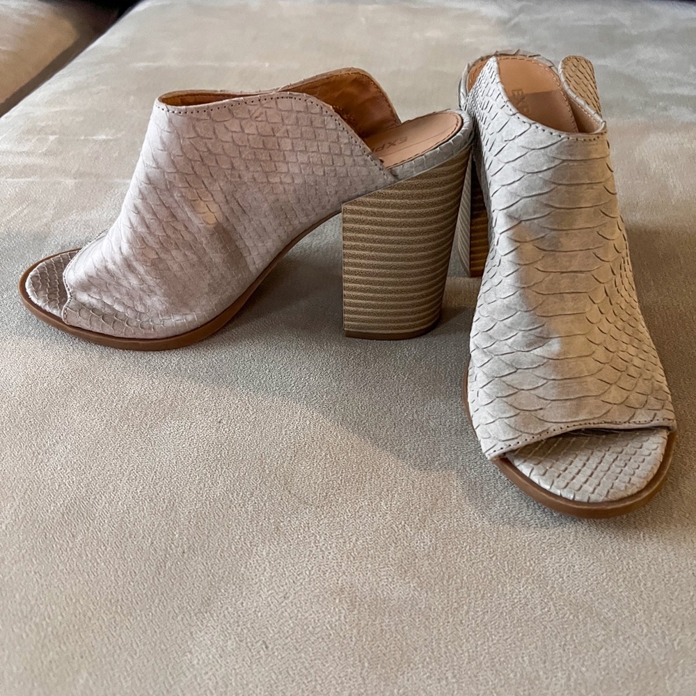 Express Slide-on Chunk Heel